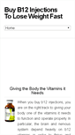 Mobile Screenshot of buyb12injections.com